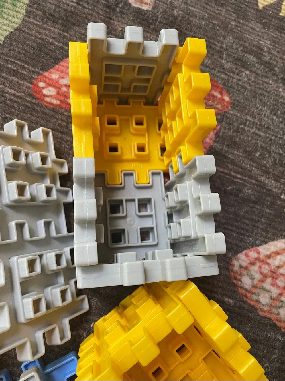 Little Tikes Waffle Blocks Building Blocks Set - Yellow, Blue, Gray - Kids Toys - Picture 8 of 10